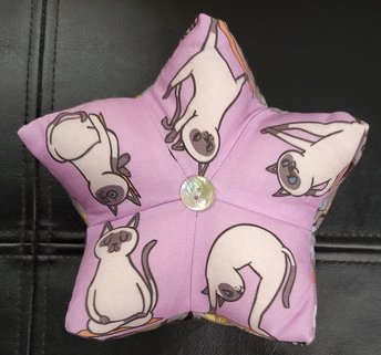 Pin Cushion, Yoga Cats