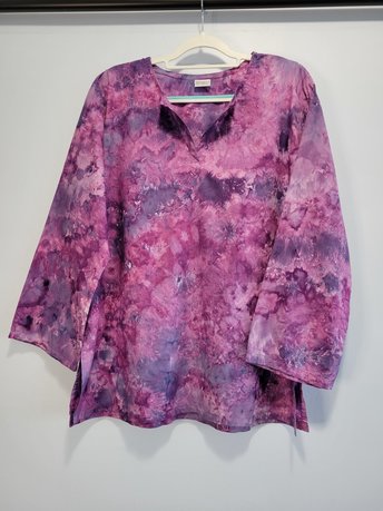 Large Cotton Tunic, Elderberry