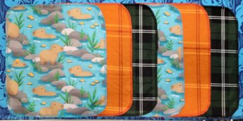 Flannel Cloths, Capybara Plaid