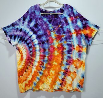 2X Luxe V-Neck T-Shirt, Temperature Gradient