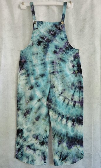 S/M Overall Capris, Dream Fog