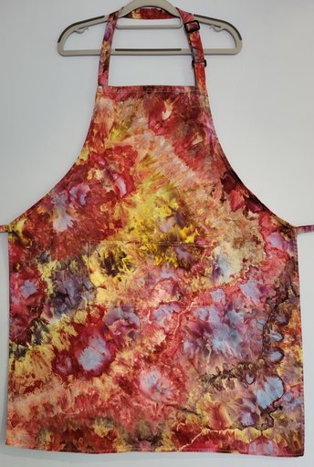 Apron, Vintage Red and Loden