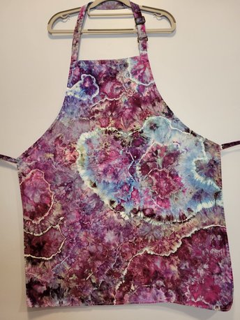 Apron, Aster & Dusty Purple Geode