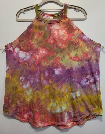 XXL Rocker Tank, Funky Rainbow Scrunch