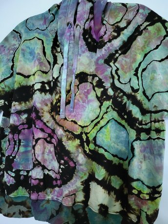 XL Bamboo Viscose Hoodie, Abalone