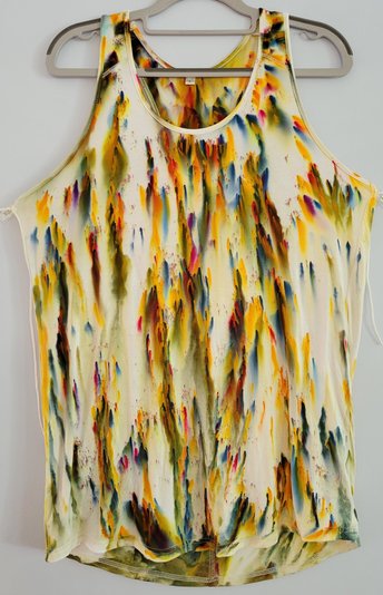 L Racerback Rayon Tank, Sprinkles 