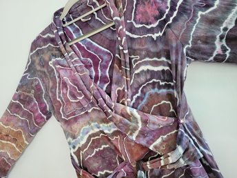 L/XL Wrap Top, Purpurite Geode