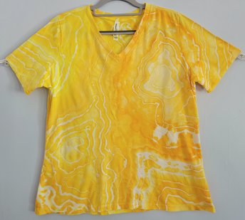 L Ladies T-shirt, Sunshine Geode