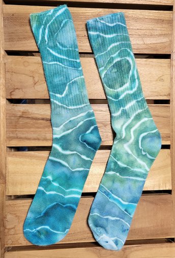 Hemp Socks, Sea Geode