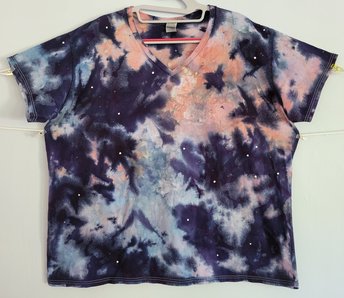 3XL T-shirt, Ladie's V-neck Space