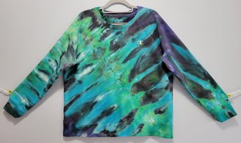 L Champion Sweatshirt, Ocean Waves