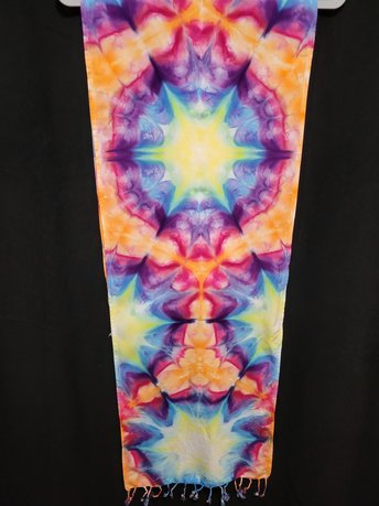 Scarf, Rayon, Rainbow Burst