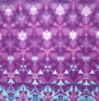 Bandana, Medium, Violet Skies Shibori