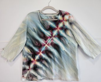 XXL 3/4 Sleeve V-Neck T-Shirt, Timberberry Klink