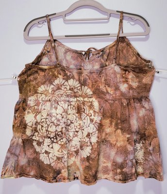 S Strappy Cami Tank, Tea Leaf Mandala