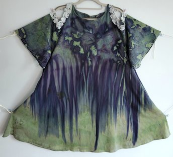 XXL Swing Cold-Shoulder Tunic, Space Gravity