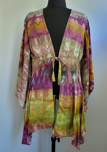 2X Kimono Sleeve Top, Earth Mother