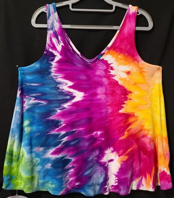 L Luxe Tank, Rainbow Twist