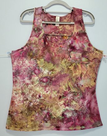 XXL Racerback Tank, Vineyard Mandala