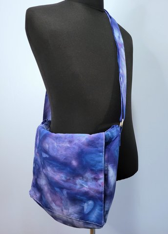 Messenger Bag, Blue Crystal