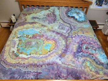 Full/Queen Duvet Cover & Shams, Geode