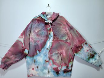 XXL Zip-Up Hoodie, Spicy Mandala Skies