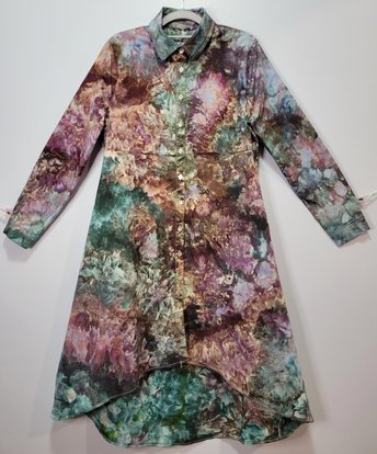 M/L Shirtdress/Duster, Falling Waters