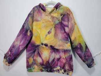 XL Velour Hoodie, Purple Iris