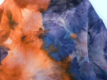 M Velour Hoodie, Sapphire Marmalade