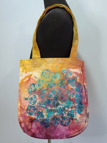 Organic Canvas Tote, Fall Mandala