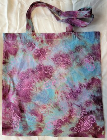 14" Tote, Pink Mandala