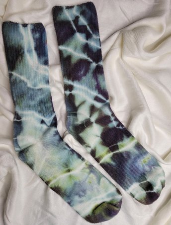 Socks, 9-11 Bamboo, Indigo Muck
