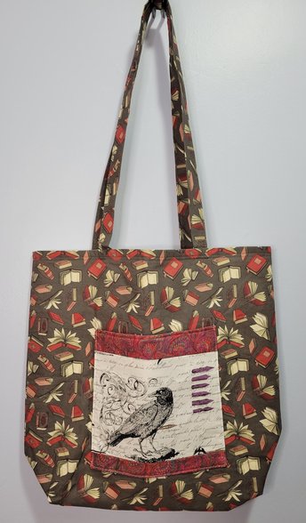 Tote Bag, Book Raven