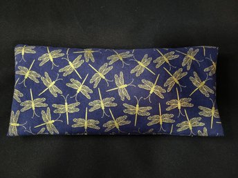Eye Pillow, Dark Blue Dragonfly