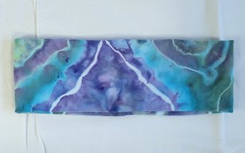 Headband, Periwinkle Geode