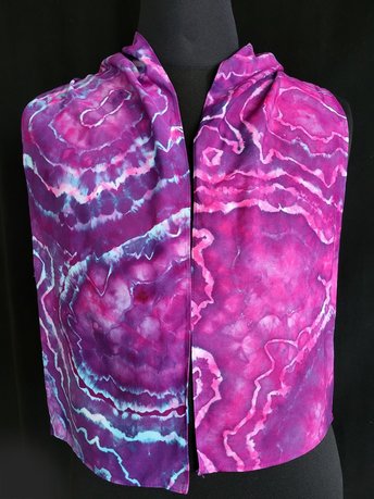Scarf, Bamboo, Wild Berry Geode