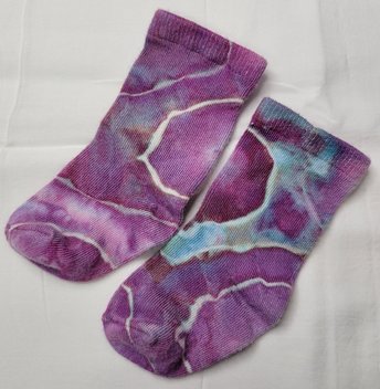 Socks, Baby, Strawberry Geode