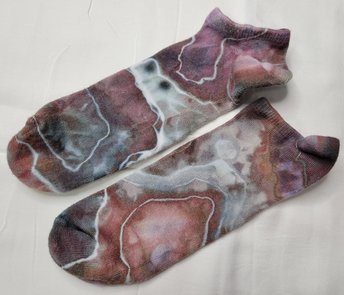 Footie Socks, Bamboo, 11-13, Rhodochrosite