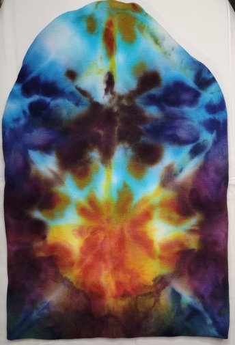 Stocking Cap, Sunset Shibori