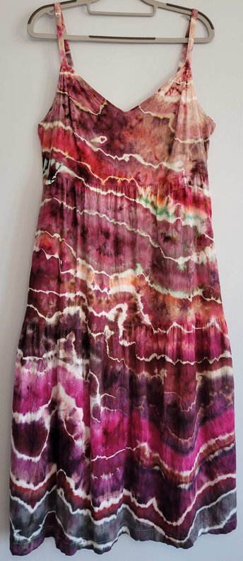 M Petite Cami Maxi Dress, Red Wine Geode