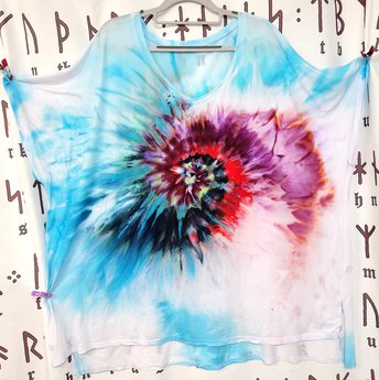 5XL Rayon Top, Soft Swirl