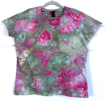 XL Ladies Cut T-Shirt, Peonies