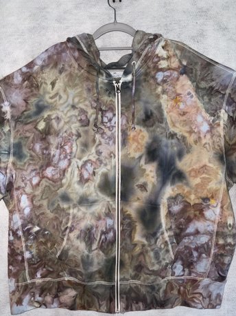 XXL Unisex Zip-Up French Terry Hoodie, SandStorm