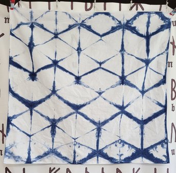 Large Bandana, Shibori Triangles
